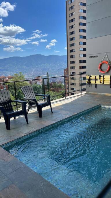 Apartamento De Lujo Con La Mejor Vista De Medellin Apartment Exterior photo